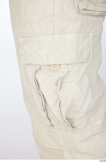 Lyle beige cargo pants casual dressed hips leg 0006.jpg